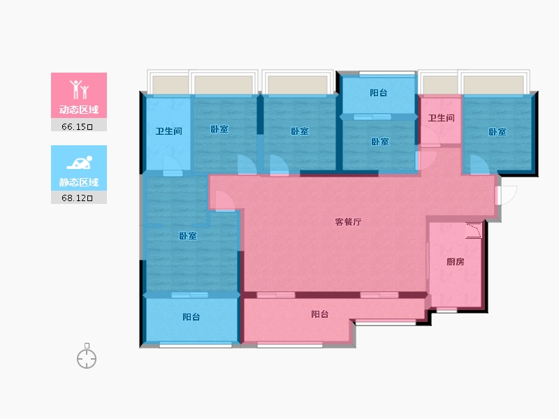 广东省-深圳市-深圳卓越中寰-119.09-户型库-动静分区