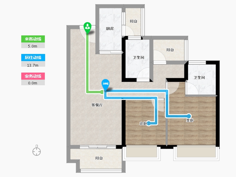 广东省-肇庆市-肇庆招商依云水岸-77.00-户型库-动静线