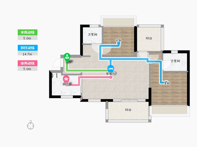 广东省-清远市-信业郡城-77.00-户型库-动静线