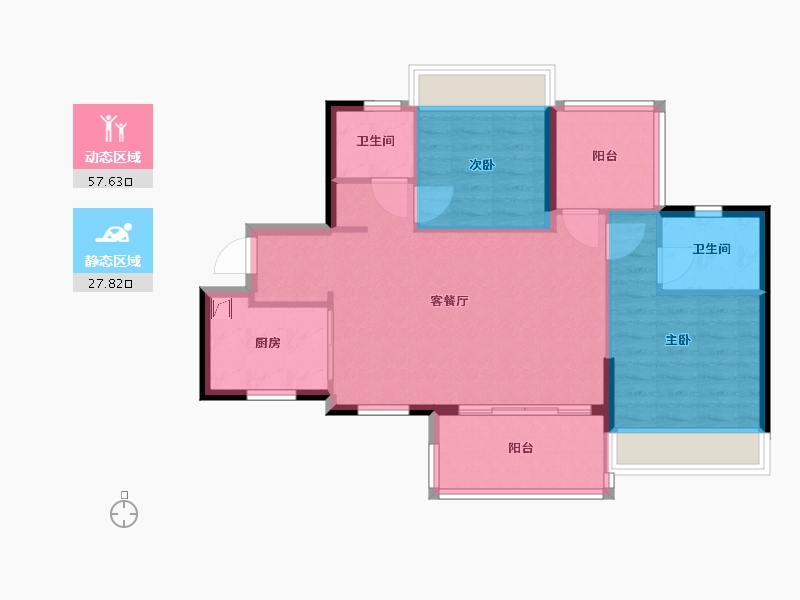 广东省-清远市-信业郡城-77.00-户型库-动静分区