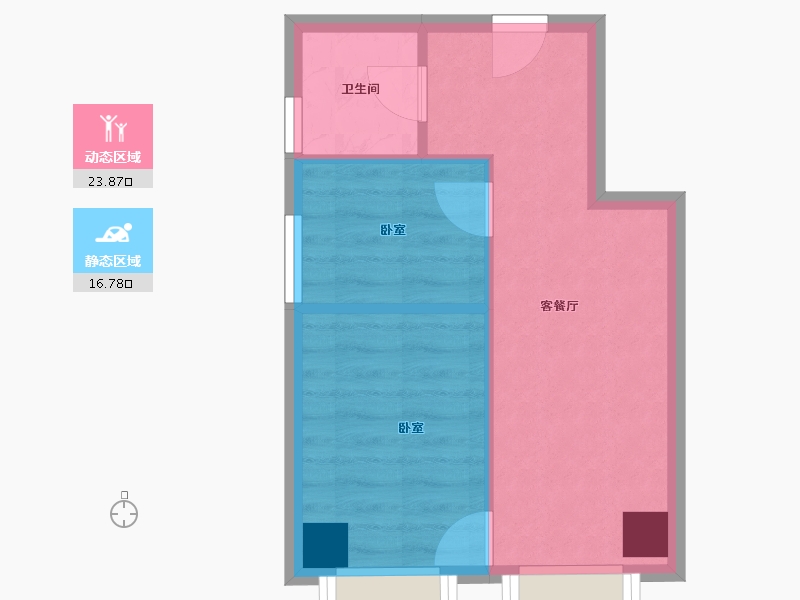 广东省-东莞市-汇星商业中心-35.57-户型库-动静分区