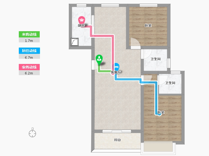 河北省-石家庄市-大尚华庭-73.27-户型库-动静线