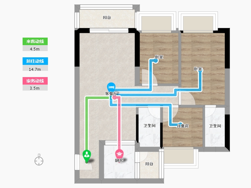 广东省-阳江市-北斗小镇-48.80-户型库-动静线