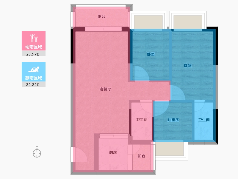 广东省-阳江市-北斗小镇-48.80-户型库-动静分区