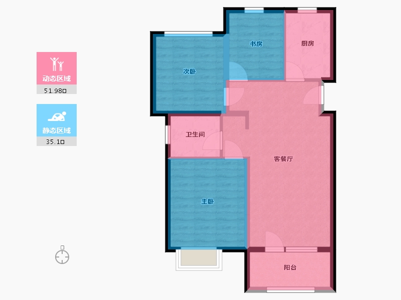 山东省-烟台市-中节能聚创新城-78.00-户型库-动静分区