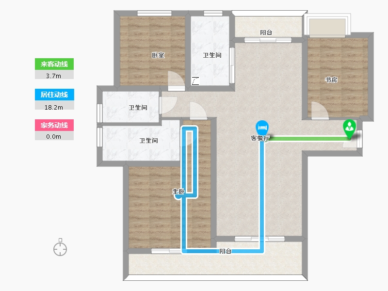 河北省-石家庄市-赫石府-102.67-户型库-动静线