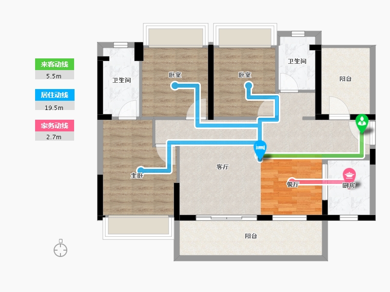 广东省-惠州市-金地招商中交未来花园-97.80-户型库-动静线