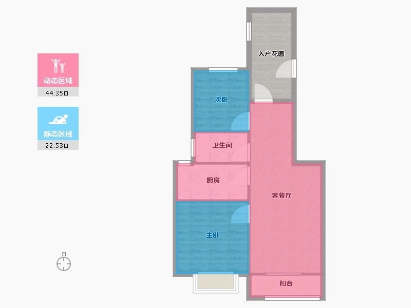 山东省-烟台市-山语世家三期-70.00-户型库-动静分区