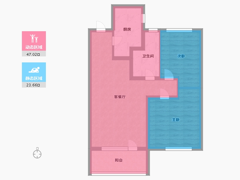 山东省-烟台市-中节能聚创新城-61.99-户型库-动静分区