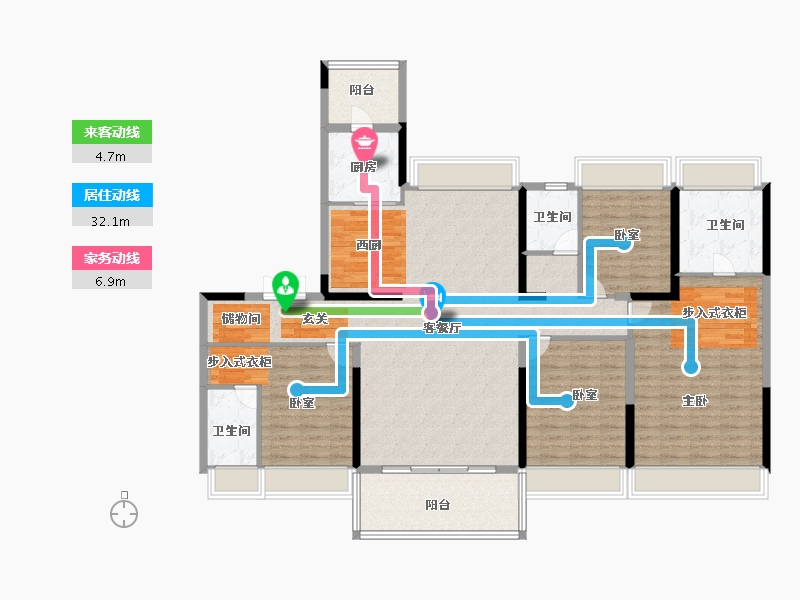 广东省-佛山市-高明碧桂园峰会-158.01-户型库-动静线