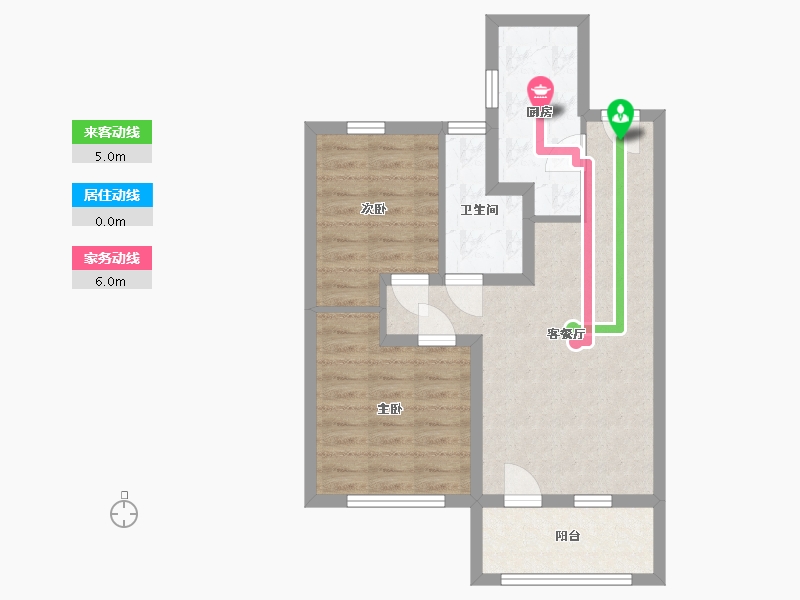 山东省-烟台市-中节能聚创新城-60.00-户型库-动静线