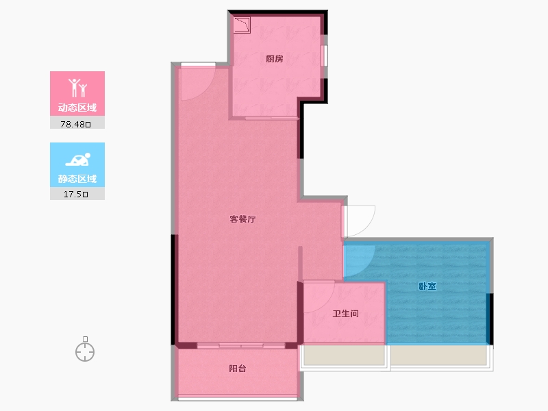 广东省-广州市-保利阅云台-88.00-户型库-动静分区