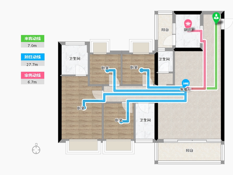 广东省-河源市-东江湾1号-91.02-户型库-动静线