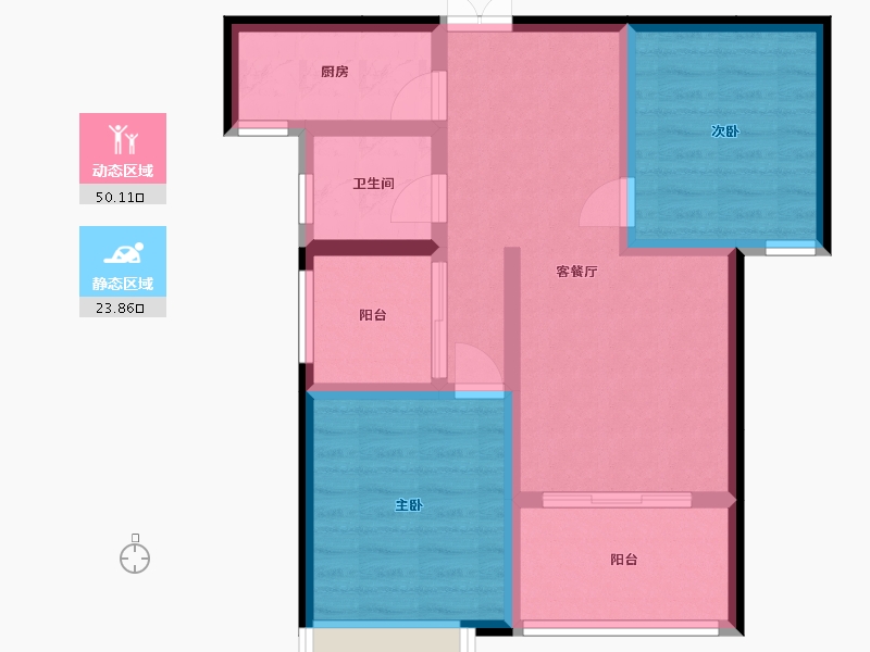 福建省-莆田市-万好国际ECO城-65.00-户型库-动静分区