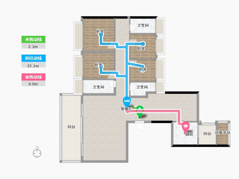 广东省-河源市-东江湾1号-157.41-户型库-动静线