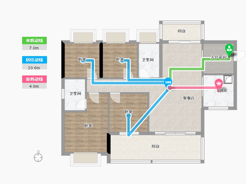 广东省-河源市-方圆·河源月岛首府-102.77-户型库-动静线