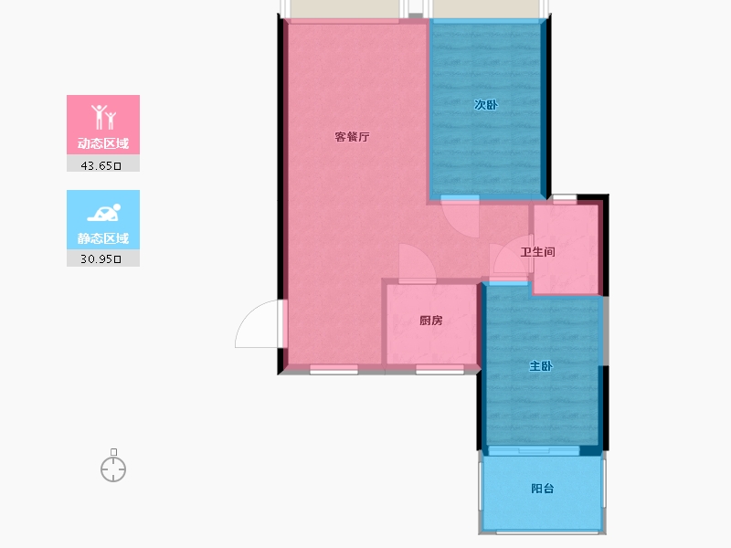 福建省-莆田市-润家新天地-68.01-户型库-动静分区