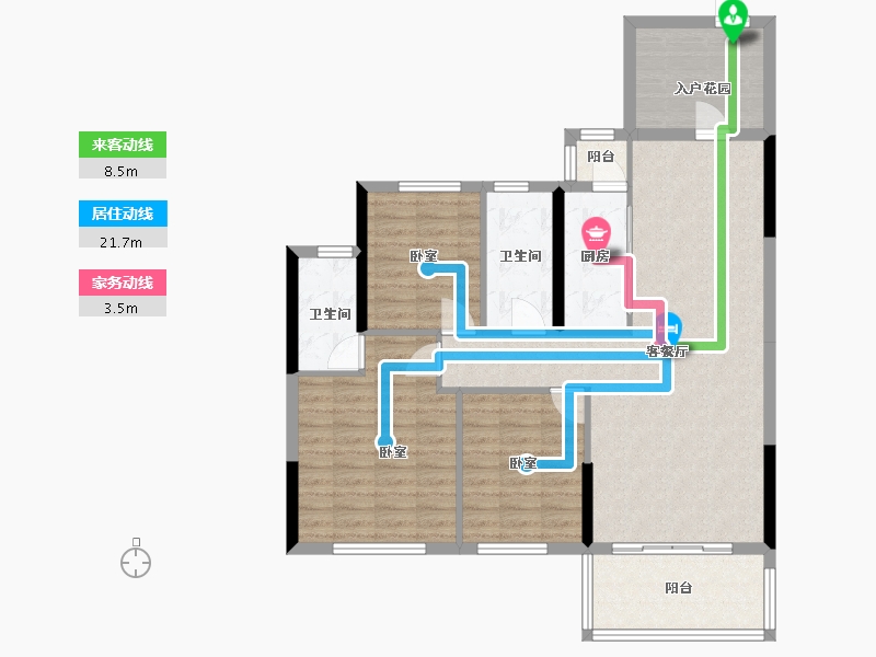 广东省-河源市-华达国际-100.91-户型库-动静线