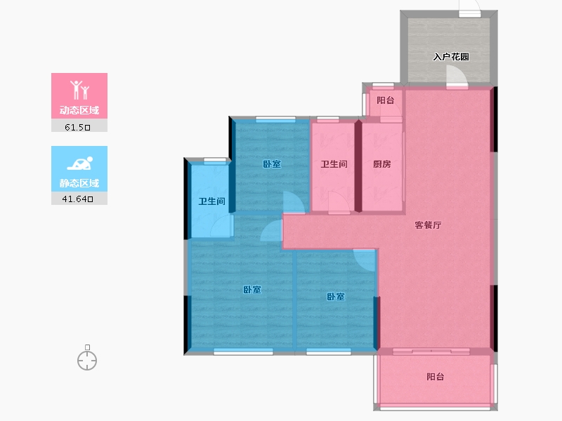 广东省-河源市-华达国际-100.91-户型库-动静分区