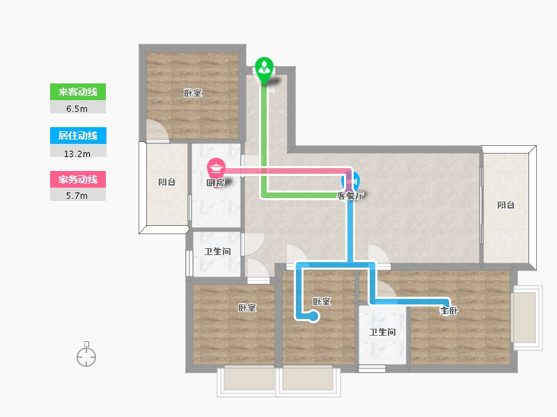 贵州省-安顺市-安顺百里城-93.47-户型库-动静线