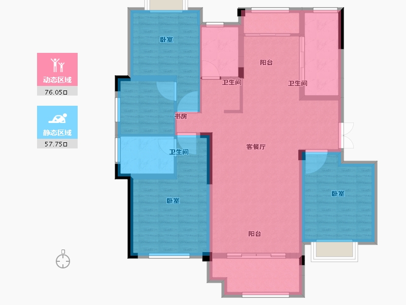 河南省-商丘市-顺鑫·满庭芳-120.18-户型库-动静分区