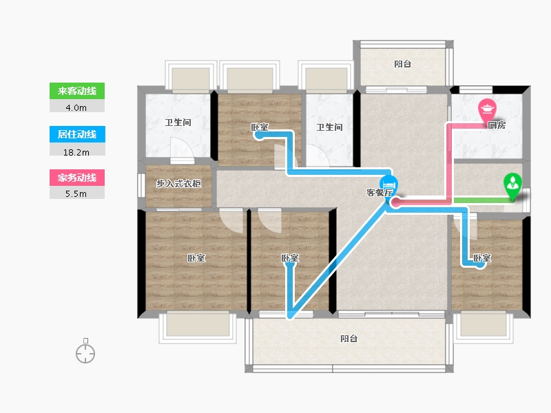 广东省-河源市-方圆·河源月岛首府-99.61-户型库-动静线