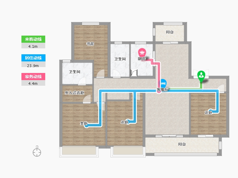 江苏省-无锡市-圆融广场-138.00-户型库-动静线