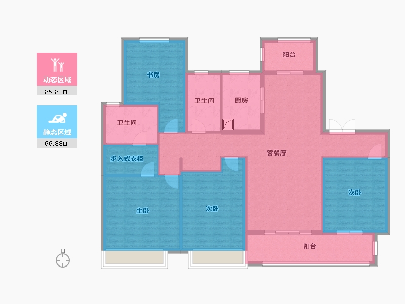 江苏省-无锡市-圆融广场-138.00-户型库-动静分区