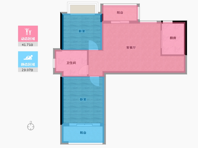 广东省-河源市-河源客天下国际旅游度假区-63.27-户型库-动静分区