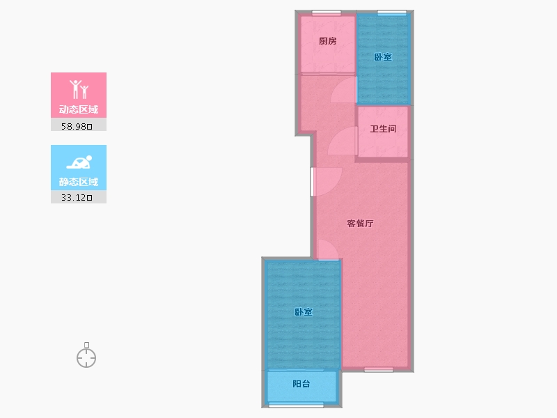 山东省-潍坊市-邦盛书香院-84.45-户型库-动静分区