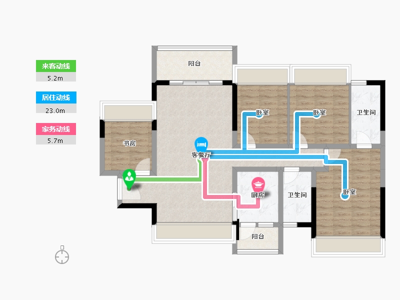 广东省-阳江市-翡翠华府-99.31-户型库-动静线