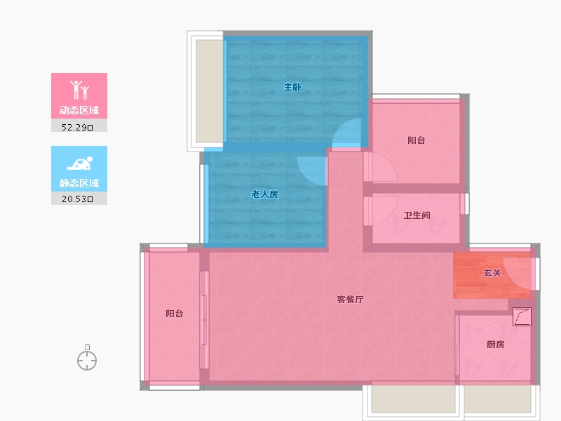 广东省-惠州市-华廷悦府-64.16-户型库-动静分区