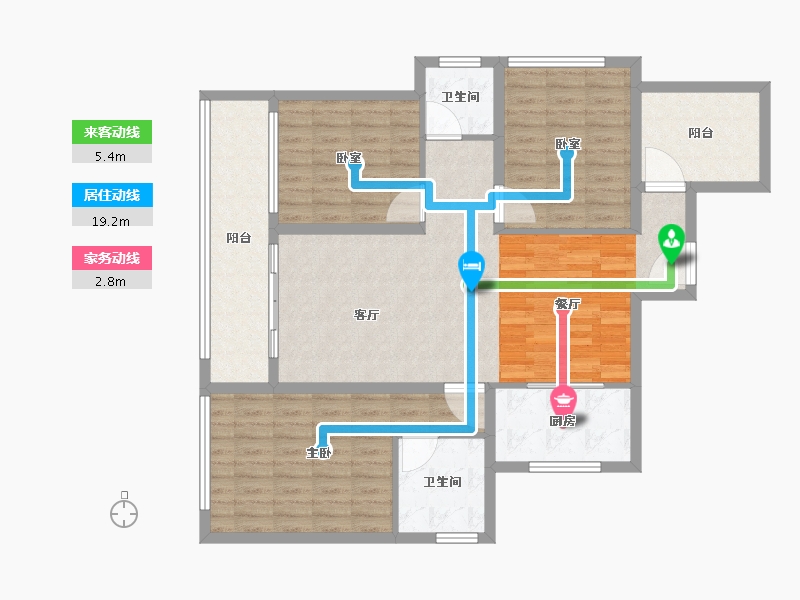 广东省-惠州市-保利鹿江来-111.20-户型库-动静线