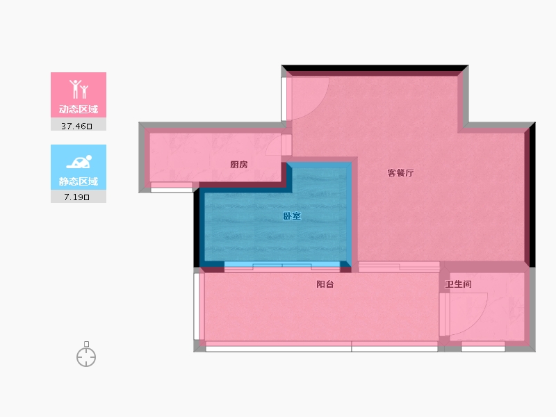 湖南省-郴州市-德泰宝领嘉园-39.01-户型库-动静分区