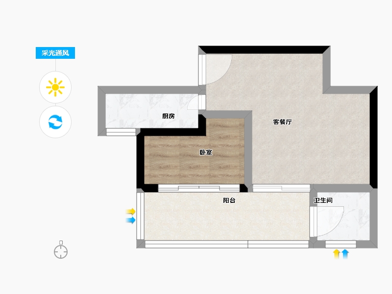 湖南省-郴州市-德泰宝领嘉园-39.01-户型库-采光通风