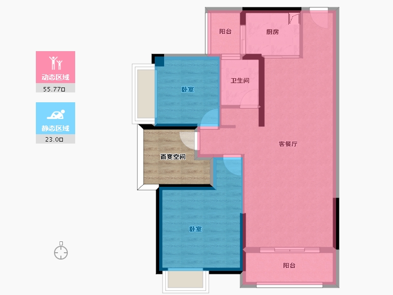 广东省-惠州市-源东云锦二期-76.18-户型库-动静分区