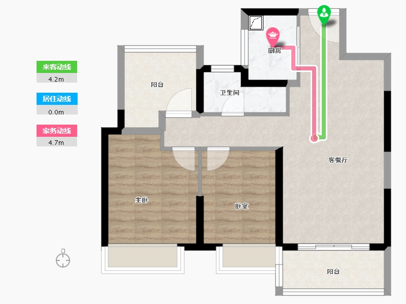 广东省-肇庆市-恒泰悦璟府-70.00-户型库-动静线