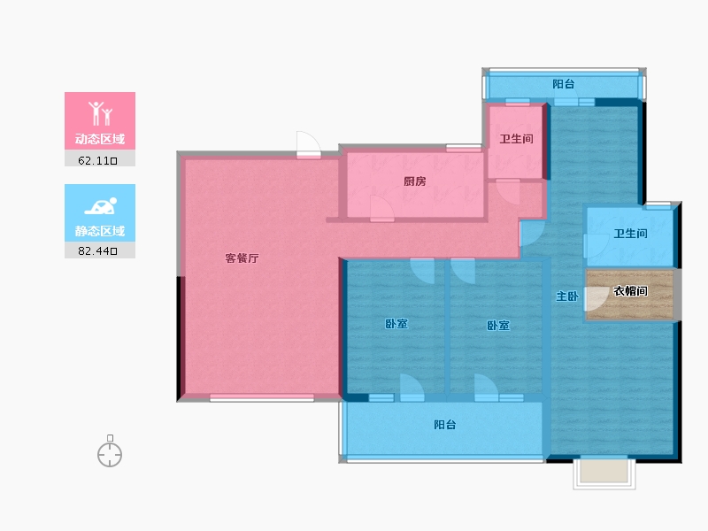 湖北省-武汉市-南国中心二期-134.00-户型库-动静分区