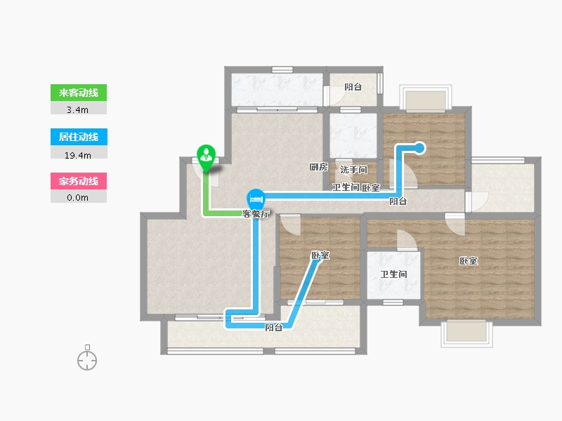 湖南省-衡阳市-恒昇中央公园-112.01-户型库-动静线