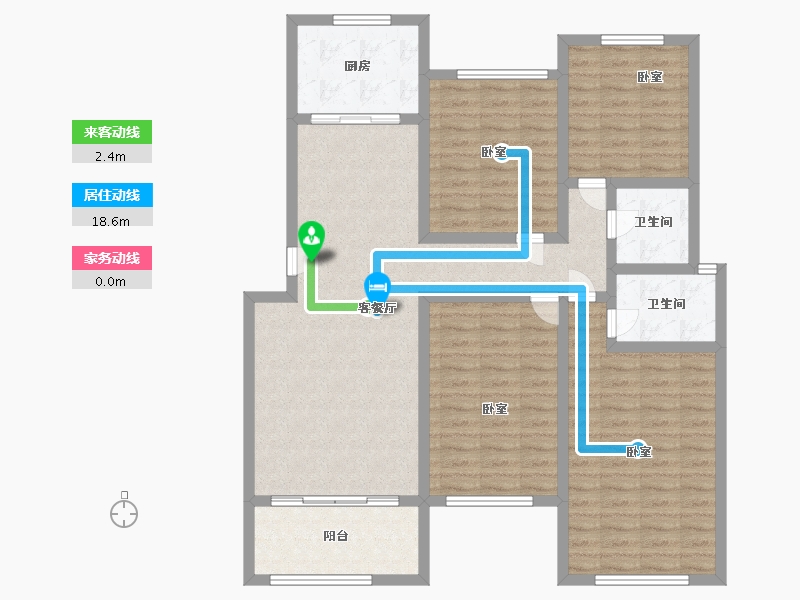 江苏省-镇江市-汇锦·汇锦新城三期-115.99-户型库-动静线