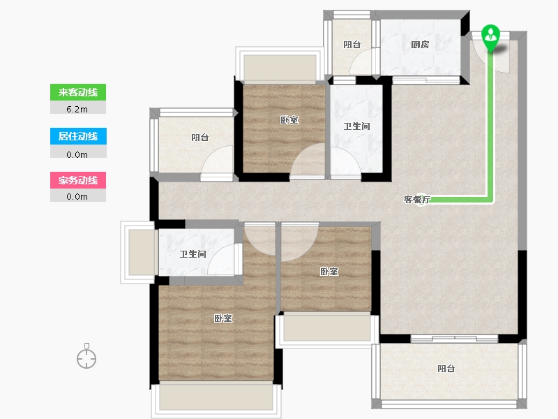 广东省-河源市-铭成华府-86.00-户型库-动静线