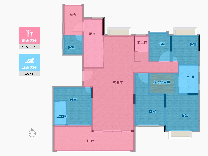 广东省-汕头市-汕头碧桂园-212.01-户型库-动静分区