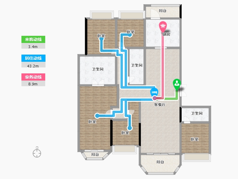 广东省-汕尾市-海丰星河湾-215.99-户型库-动静线