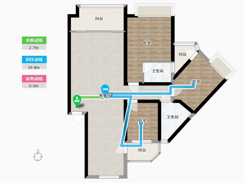 湖南省-郴州市-桂东县汇达豪庭-92.65-户型库-动静线