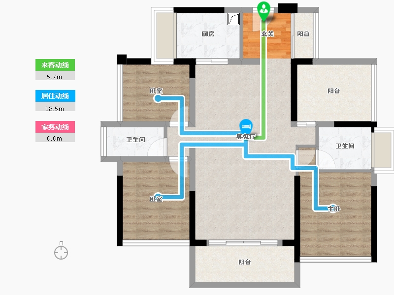 广东省-惠州市-华廷悦府-97.72-户型库-动静线