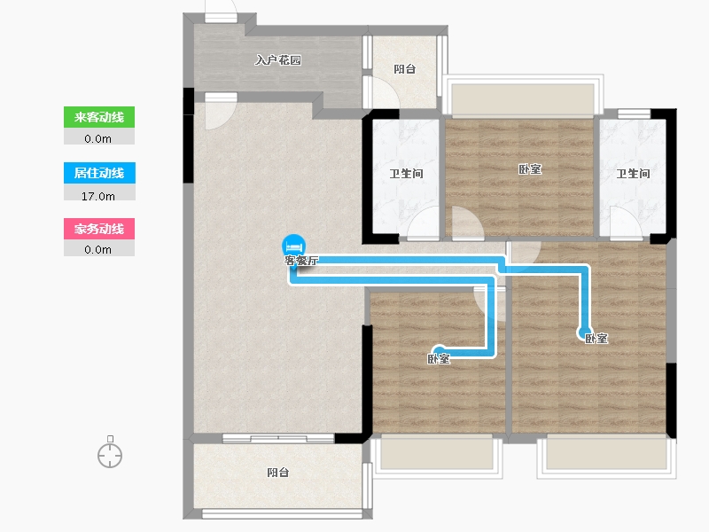 广东省-阳江市-泓基泓景苑-100.03-户型库-动静线