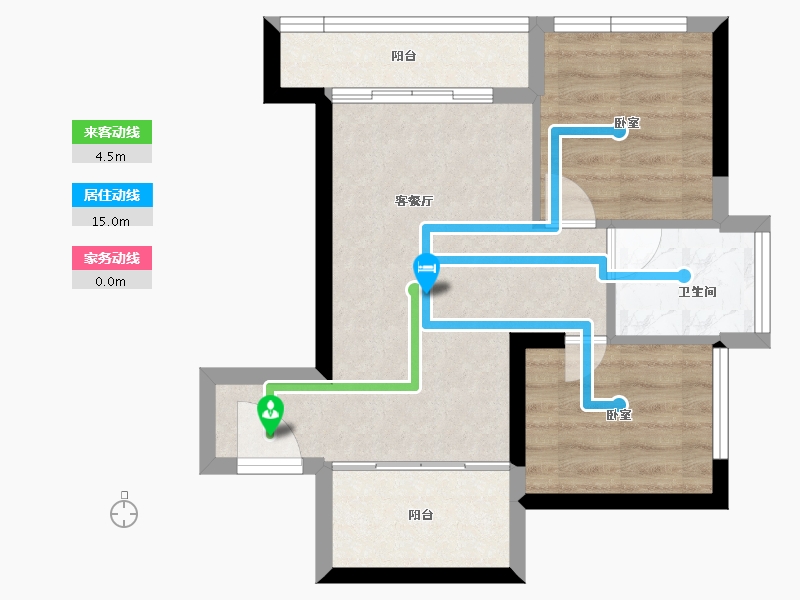 广东省-深圳市-特区建发乐府广场-47.65-户型库-动静线