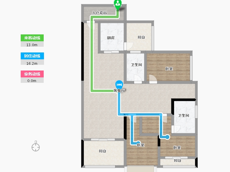 广东省-汕尾市-海丰星河湾-135.06-户型库-动静线