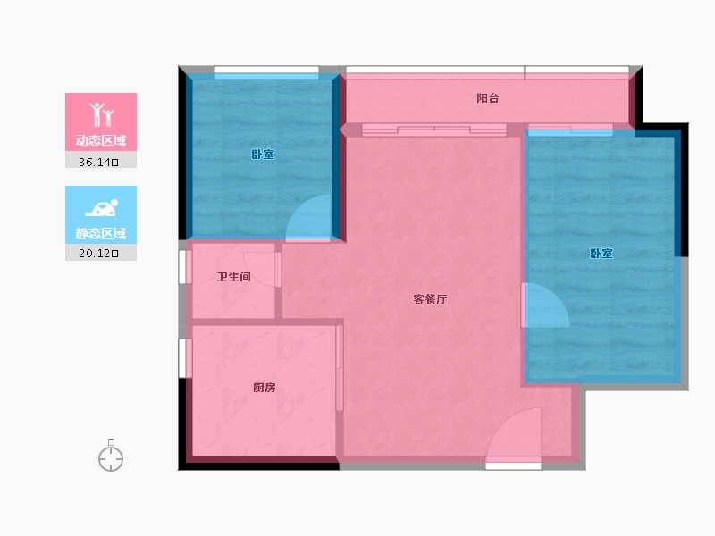 广东省-深圳市-特区建发乐府广场-50.72-户型库-动静分区