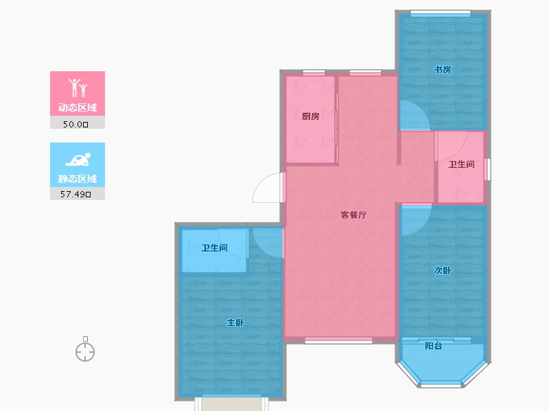 山东省-威海市-万象一品-98.00-户型库-动静分区